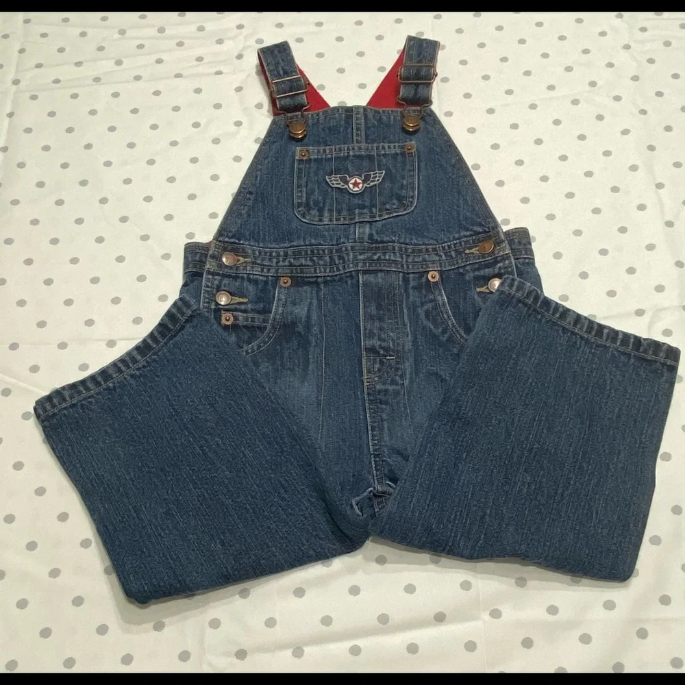 Gymboree Vintage Overalls Boys 2T  Blue Denim‎ Toddler